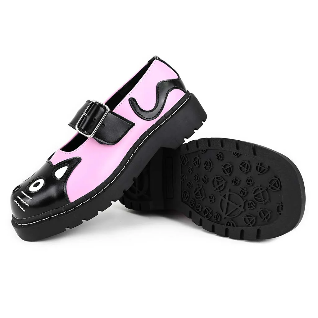 Mary Jane Kitty Pink Leather - Image 4