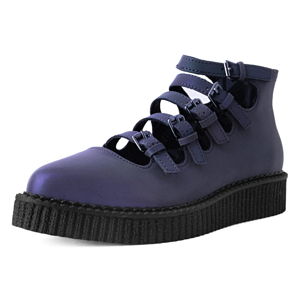 Ballet Creeper Multi-Strap Midnight Chameleon Purple - Image 4